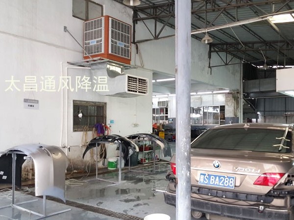 東莞寶樂·寶馬汽車維修中心環(huán)?？照{(diào)通風(fēng)降溫工程案例